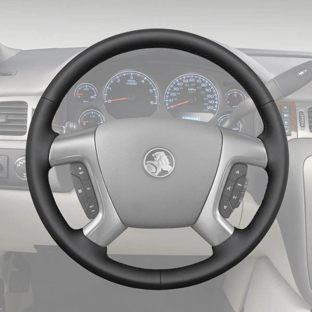 Griffowl Steering Wheel Cover for Personalized SUV Holden Captiva 2006-2015. Perfect grip with our steering wheel wrap and custom interior touch.