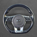 Griffowl Steering Wheel Cover for Personalized SUV Kia Sportage SX 4 GT-Line 2018-2022. Elevate your interior with Griffowl's wrap and stitch kit.