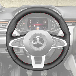 Griffowl Steering Wheel Cover for Personalized SUV Mitsubishi ASX 2023-2025. Perfect grip with our steering wheel wrap and custom interior touch.