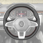 Griffowl Steering Wheel Cover for Personalized SUV Renault Arkana Captur Symbioz 2021-2025. Elevate your interior with Griffowl's wrap and stitch kit.