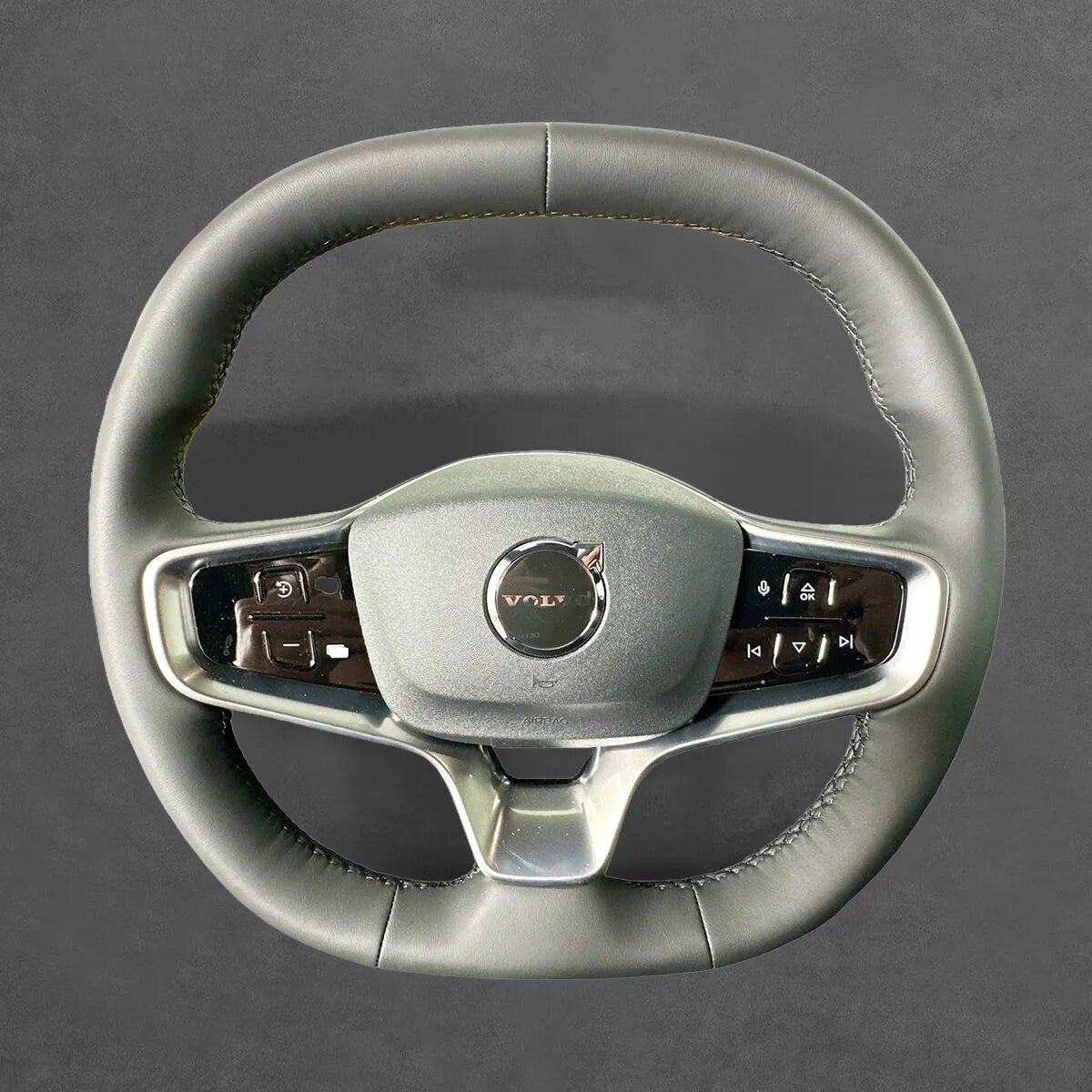 Griffowl Steering Wheel Cover for Personalized SUV Volvo EX30 2024-2025. Perfect grip with our steering wheel wrap and custom interior touch.