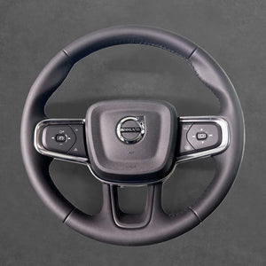 Griffowl Steering Wheel Cover for Personalized SUV Volvo XC40 2018-2025. Perfect grip with our steering wheel wrap and custom interior touch.