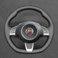Griffowl Steering Wheel Cover for Tailored Coupe Abarth 500500C 2013-2017. For refined interior upgrades using our wrap and stitch kit.