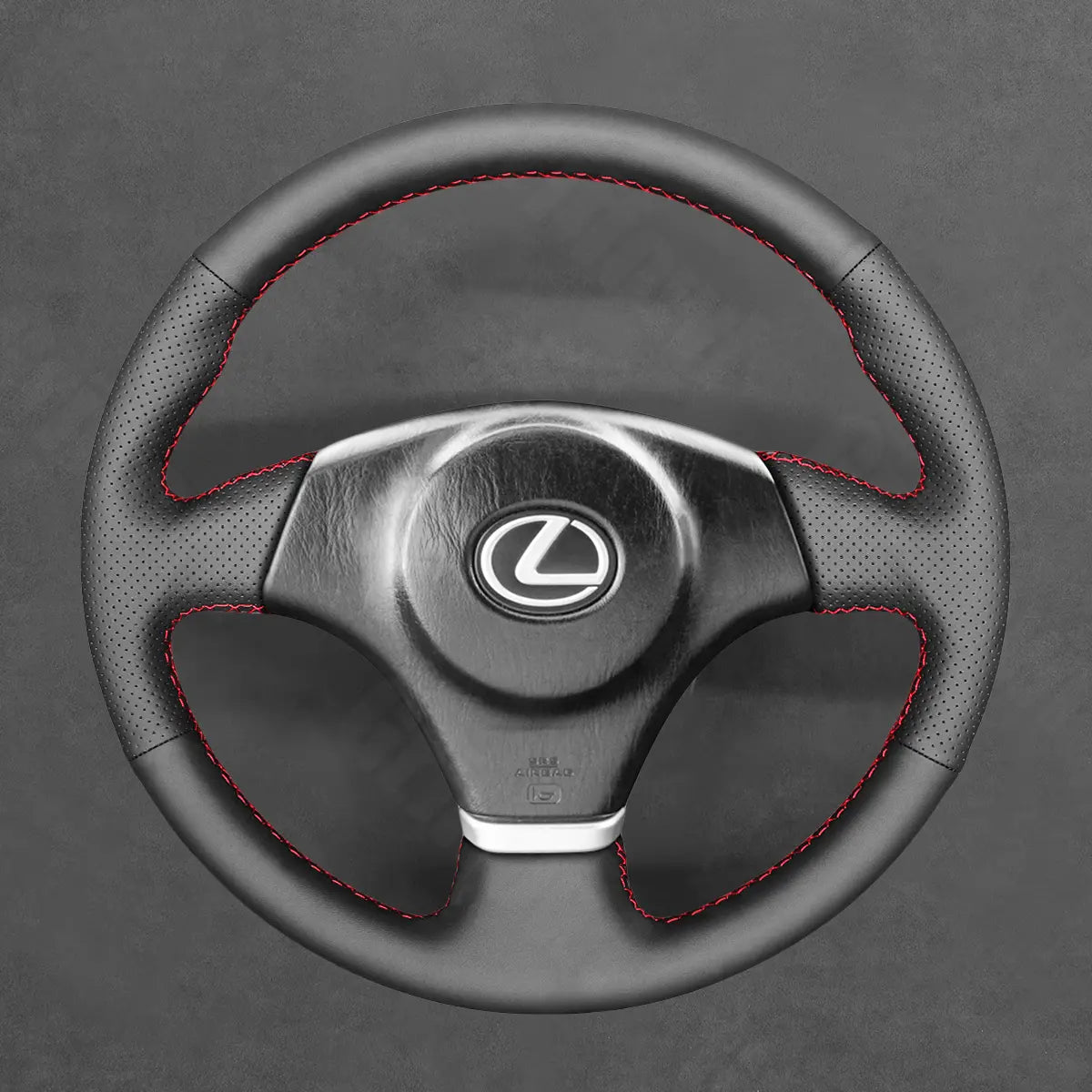 Griffowl Steering Wheel Cover for Tailored Coupe Lexus IS 200 300 IS200 IS300 1999-2005. Elevate your interior with Griffowl's wrap and stitch kit.