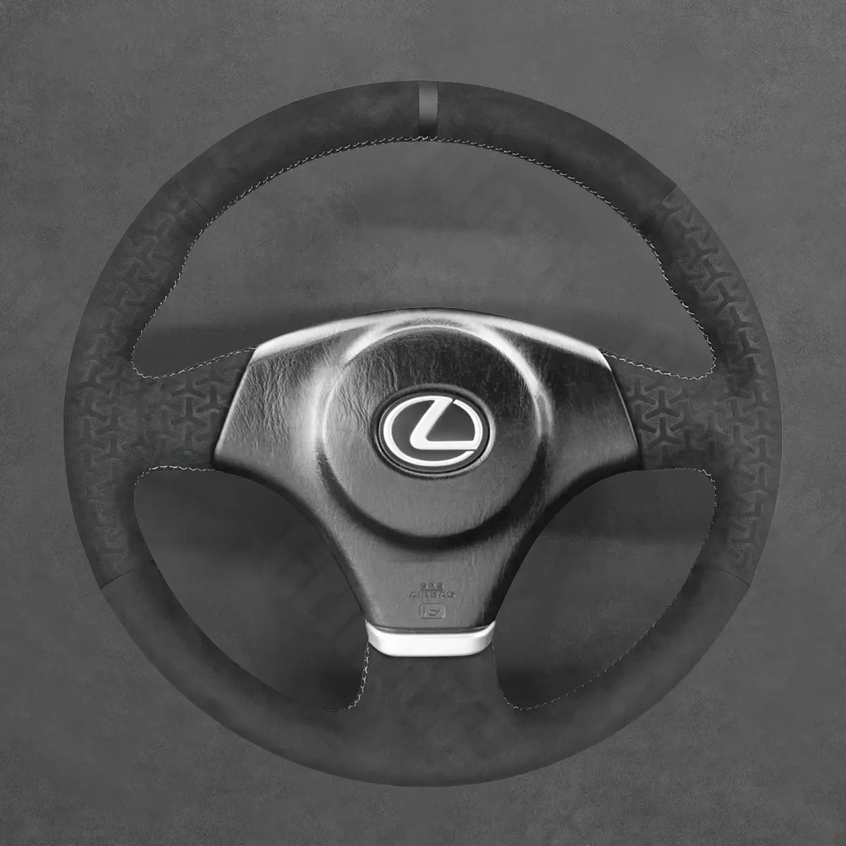 Griffowl Steering Wheel Cover for Tailored Coupe Lexus IS 200 300 IS200 IS300 1999-2005. Elevate your interior with Griffowl's wrap and stitch kit.