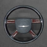 Griffowl Steering Wheel Cover for Tailored Coupe Chrysler Challenger 2005-2010. For refined interior upgrades using our wrap and stitch kit.