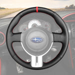 Griffowl Steering Wheel Cover for Tailored Coupe Subaru BRZ 2012-2015. Compact, hand-sewn DIY wrap for quick interior mods and grip upgrade.