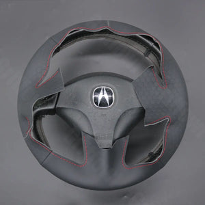 Griffowl Steering Wheel Cover for Bespoke Hatchback Acura RSX 2002-2006. Perfect grip with our steering wheel wrap and custom interior touch.
