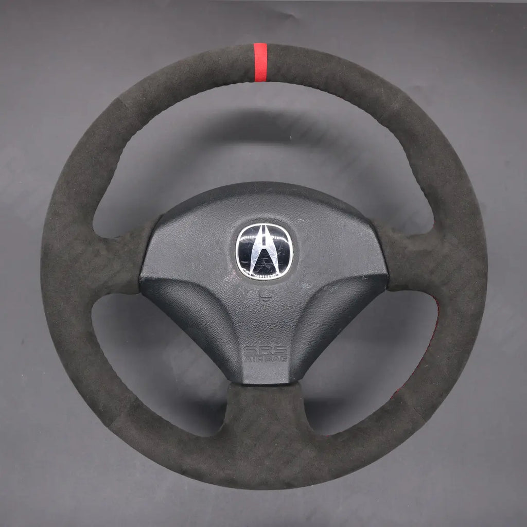 Griffowl Steering Wheel Cover for Bespoke Hatchback Acura RSX 2002-2006. Perfect grip with our steering wheel wrap and custom interior touch.
