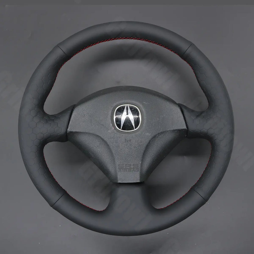 Griffowl Steering Wheel Cover for Bespoke Hatchback Acura RSX 2002-2006. Perfect grip with our steering wheel wrap and custom interior touch.
