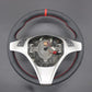 Griffowl Steering Wheel Cover for Bespoke Hatchback Alfa Romeo MiTo Giulietta 2008-2015. Elevate your interior with Griffowl's wrap and stitch kit.