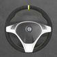 Griffowl Steering Wheel Cover for Bespoke Hatchback Alfa Romeo MiTo Giulietta 2008-2015. Elevate your interior with Griffowl's wrap and stitch kit.
