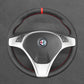 Griffowl Steering Wheel Cover for Bespoke Hatchback Alfa Romeo MiTo Giulietta 2008-2015. Elevate your interior with Griffowl's wrap and stitch kit.