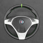 Griffowl Steering Wheel Cover for Bespoke Hatchback Alfa Romeo MiTo Giulietta 2008-2015. Elevate your interior with Griffowl's wrap and stitch kit.