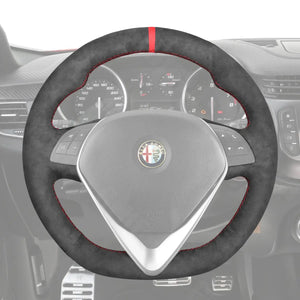 Griffowl Steering Wheel Cover for Bespoke Hatchback Alfa Romeo MiTo Giulietta 2014-2020 Circle Steering Wheel. Turn every drive into a luxury experience.