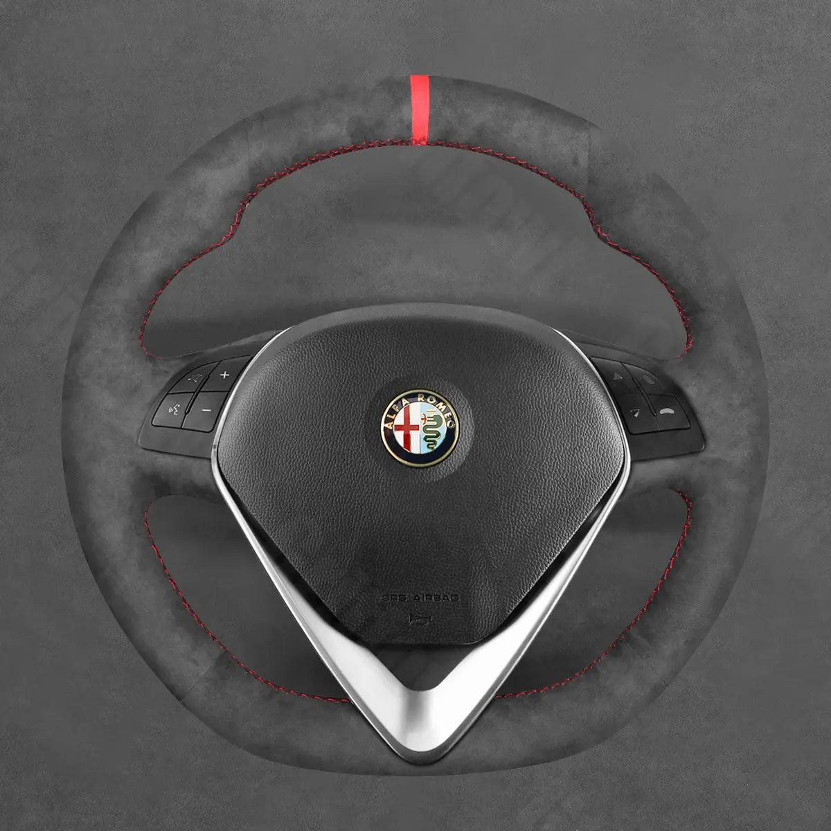 Griffowl Steering Wheel Cover for Bespoke Hatchback Alfa Romeo MiTo Giulietta 2014-2020 Circle Steering Wheel. Turn every drive into a luxury experience.