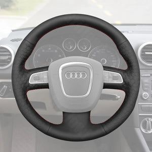 Griffowl Steering Wheel Cover for Bespoke Hatchback Audi A3 8P 2006-2013. Perfect grip with our steering wheel wrap and custom interior touch.