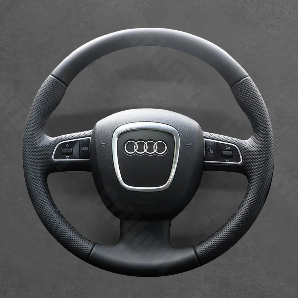 Griffowl Steering Wheel Cover for Bespoke Hatchback Audi A3 8P 2006-2013. Perfect grip with our steering wheel wrap and custom interior touch.