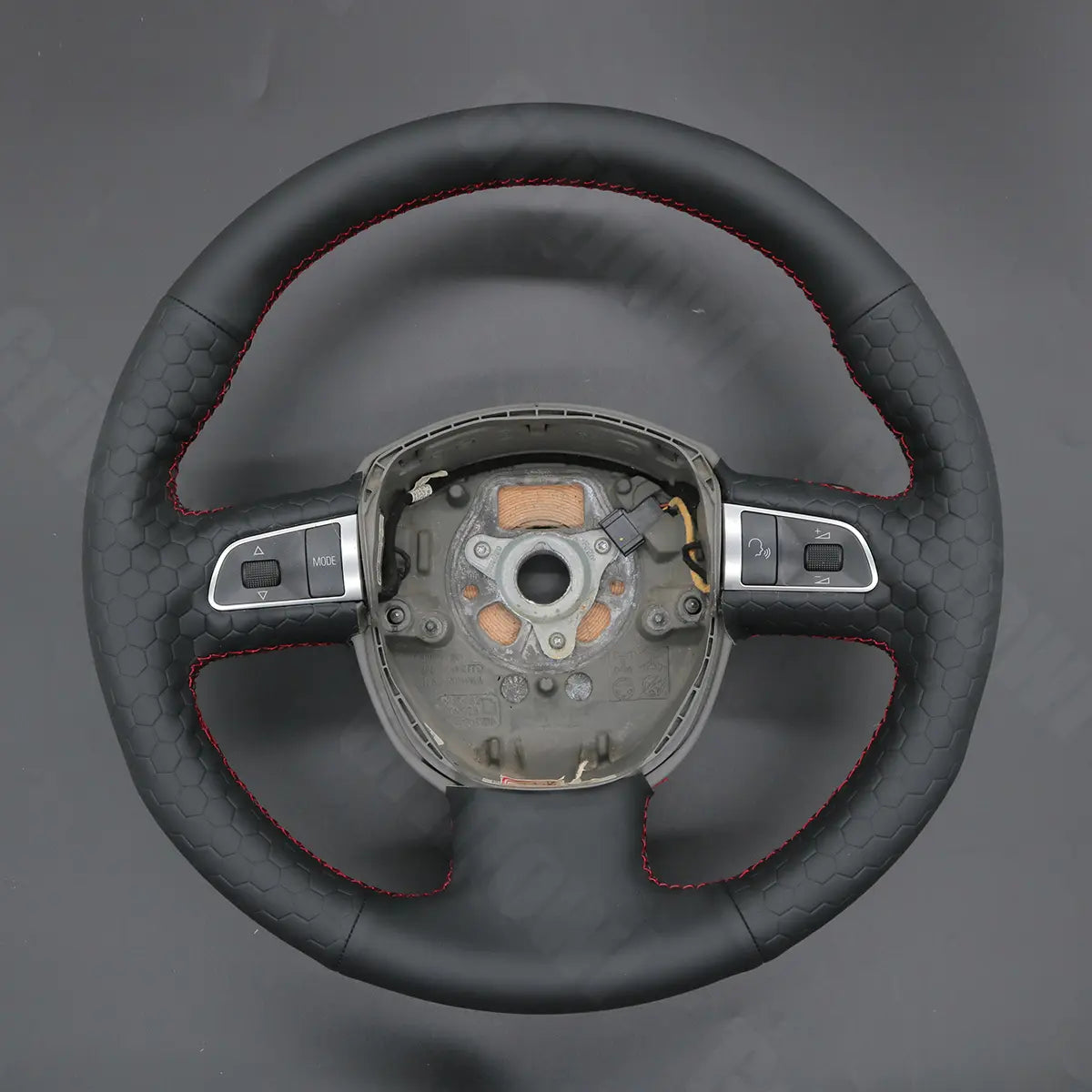 Griffowl Steering Wheel Cover for Bespoke Hatchback Audi A3 8P 2006-2013. Perfect grip with our steering wheel wrap and custom interior touch.