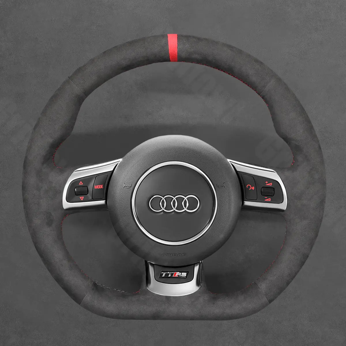 Griffowl Steering Wheel Cover for Bespoke Hatchback Audi RS 3 8P 2011-2013. Perfect grip with our steering wheel wrap and custom interior touch.