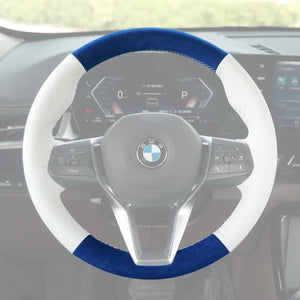 Griffowl Steering Wheel Cover for Bespoke Hatchback BMW 1 Series 2 Series U06 2022-2025. Elevate your interior with Griffowl's wrap and stitch kit.