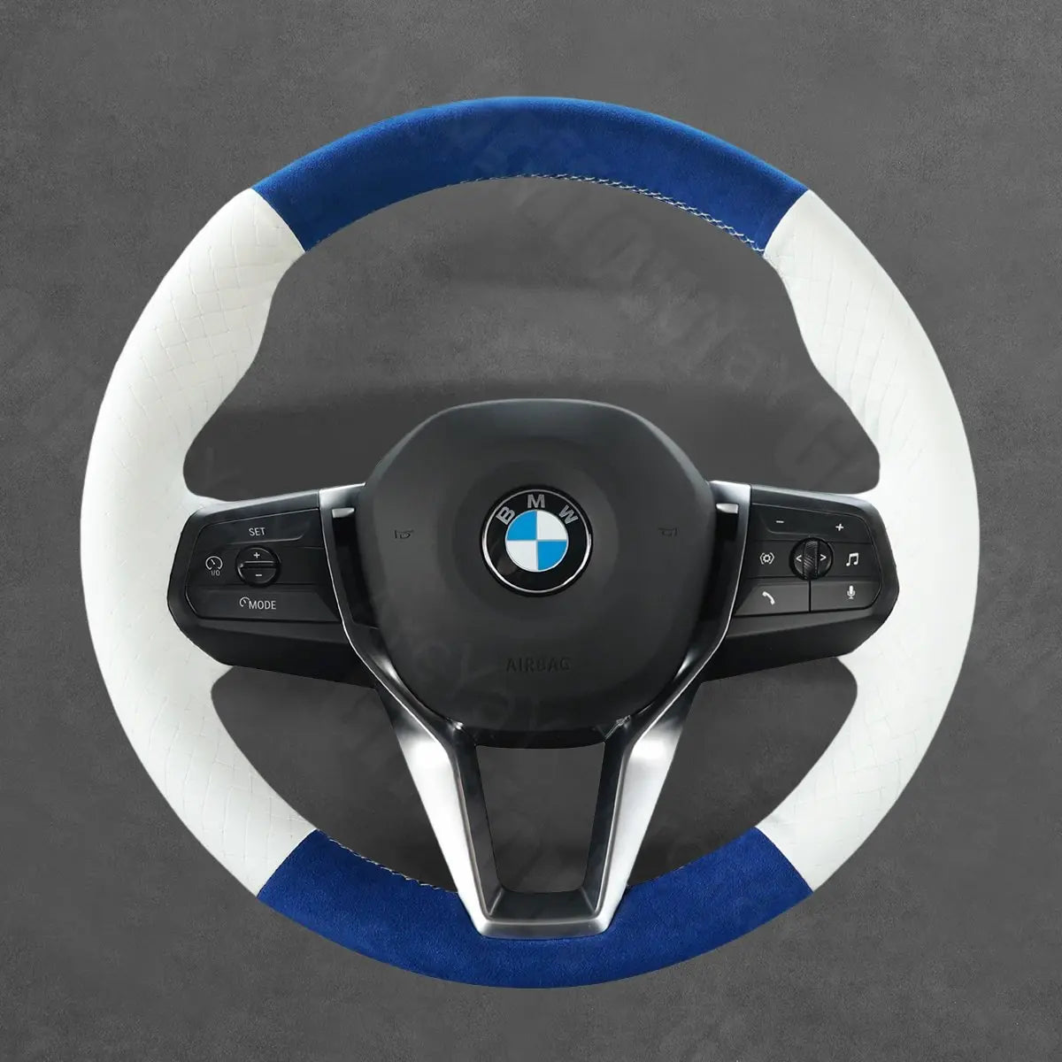 Griffowl Steering Wheel Cover for Bespoke Hatchback BMW 1 Series 2 Series U06 2022-2025. Elevate your interior with Griffowl's wrap and stitch kit.