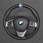 Griffowl Steering Wheel Cover for Bespoke Hatchback BMW 2 Series F45 F46 2014-2022. Hand-sewn kit for drivers seeking precision and comfort.