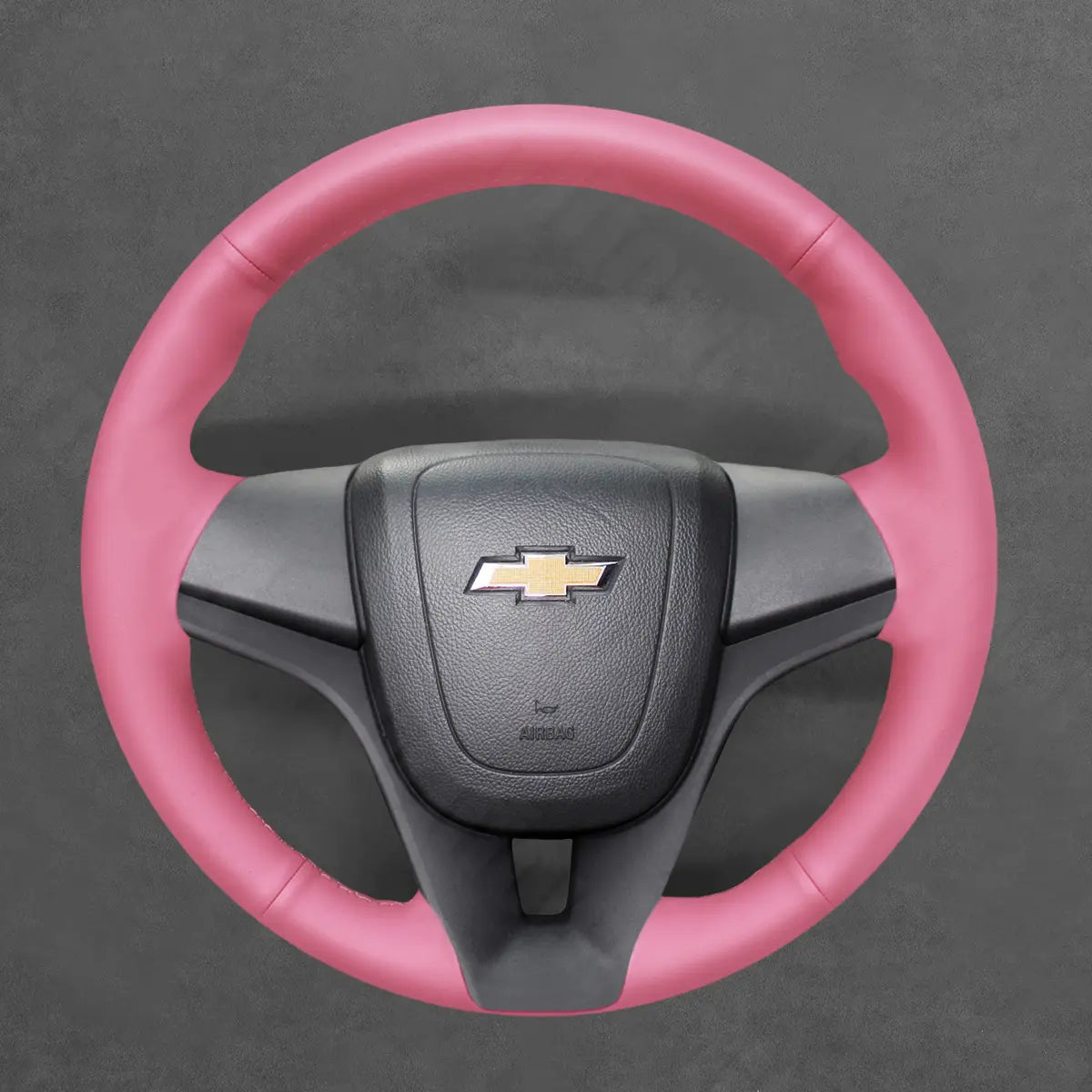 Griffowl Steering Wheel Cover for Bespoke Hatchback Chevrolet Chevy Cruze 2011-2015. Hand-sewn kit for drivers seeking precision and comfort.
