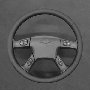 Griffowl Steering Wheel Cover for Bespoke Hatchback Chevrolet Chevy Express 2003-2009. Elevate your interior with Griffowl's wrap and stitch kit.
