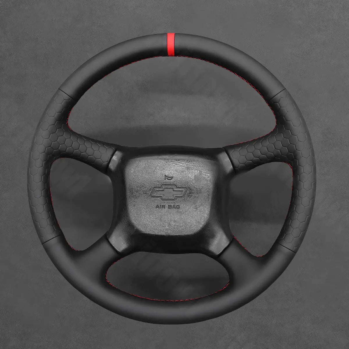 Griffowl Steering Wheel Cover for Bespoke Hatchback Chevrolet Chevy Express Astro 1999-2005. Elevate your interior with Griffowl's wrap and stitch kit.

