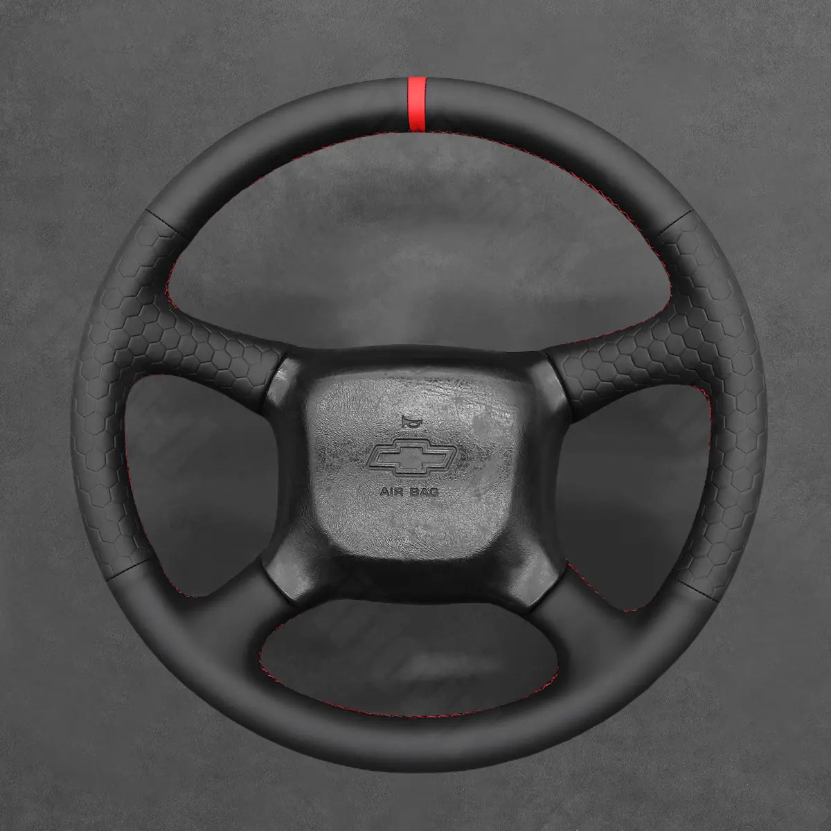 Griffowl Steering Wheel Cover for Bespoke Hatchback Chevrolet Chevy Express Astro 1999-2005. Elevate your interior with Griffowl's wrap and stitch kit.
