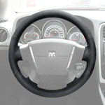 Griffowl Steering Wheel Cover for Bespoke Hatchback Dodge Caliber 2008-2011. Perfect grip with our steering wheel wrap and custom interior touch.

