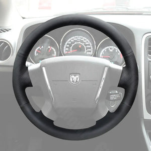 Griffowl Steering Wheel Cover for Bespoke Hatchback Dodge Caliber 2008-2011. Perfect grip with our steering wheel wrap and custom interior touch.
