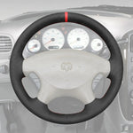 Griffowl Steering Wheel Cover for Bespoke Hatchback Dodge Grand Caravan 2001-2007. For refined interior upgrades using our wrap and stitch kit.
