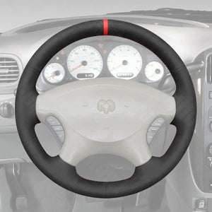 Griffowl Steering Wheel Cover for Bespoke Hatchback Dodge Grand Caravan 2001-2007. For refined interior upgrades using our wrap and stitch kit.
