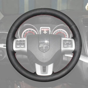 Griffowl Steering Wheel Cover for Bespoke Hatchback Dodge Grand Caravan 2011-2020. For refined interior upgrades using our wrap and stitch kit.
