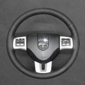 Griffowl Steering Wheel Cover for Bespoke Hatchback Dodge Grand Caravan 2011-2020. For refined interior upgrades using our wrap and stitch kit.
