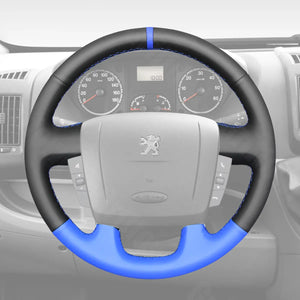 Griffowl Steering Wheel Cover for Bespoke Hatchback Peugeot Boxer 2007-2025. Perfect grip with our steering wheel wrap and custom interior touch.