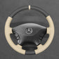 Griffowl Steering Wheel Cover for Bespoke Hatchback Dodge Sprinter 2010-2013. Griffowl's interior mod with hand-sewn DIY steering wheel kit.