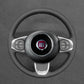 Griffowl Steering Wheel Cover for Bespoke Hatchback Fiat 500 500C 2016-2021. Perfect grip with our steering wheel wrap and custom interior touch.
