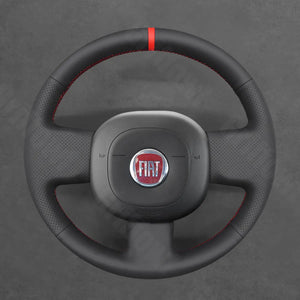 Griffowl Steering Wheel Cover for Bespoke Hatchback Fiat Panda 2012-2024. Perfect grip with our steering wheel wrap and custom interior touch.