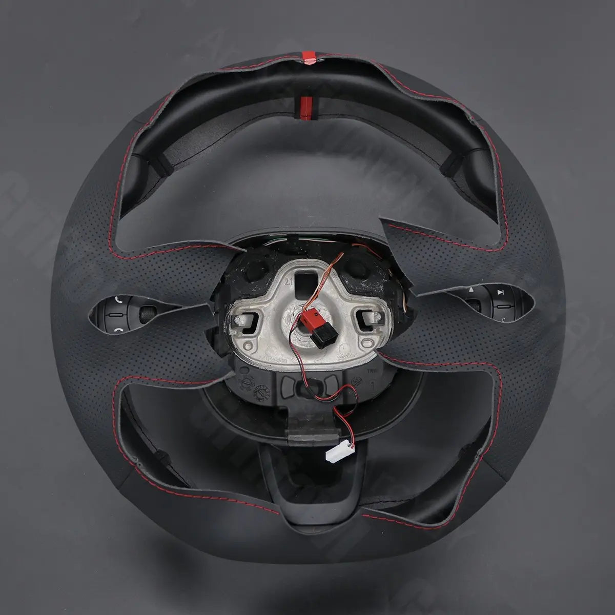 Griffowl Steering Wheel Cover for Bespoke Hatchback Fiat Panda D 2012-2024. Perfect grip with our steering wheel wrap and custom interior touch.