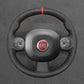 Griffowl Steering Wheel Cover for Bespoke Hatchback Fiat Panda Multi-Function 2012-2024. Elevate your interior with Griffowl's wrap and stitch kit.
