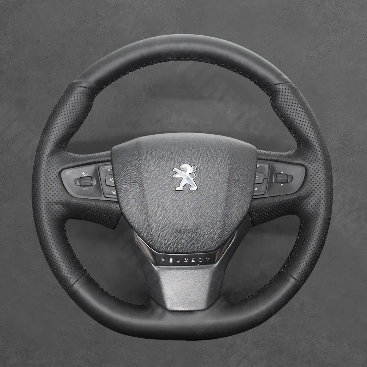 Griffowl Steering Wheel Cover for Bespoke Hatchback Fiat Ulysse Scudo 2022-2025. For refined interior upgrades using our wrap and stitch kit.