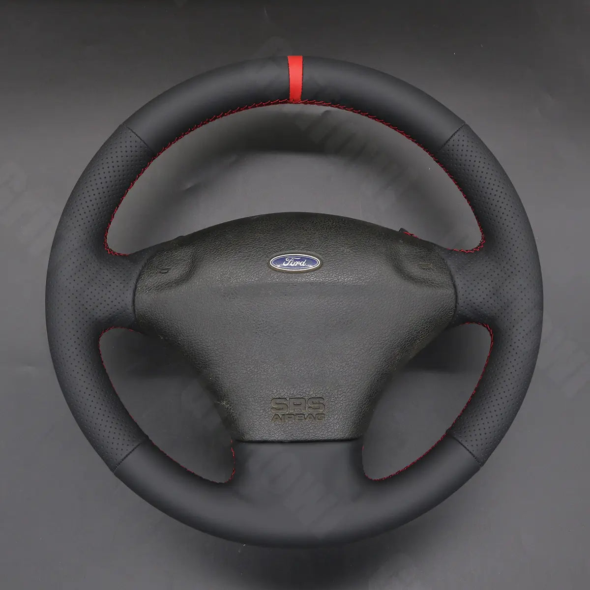 Griffowl Steering Wheel Cover for Bespoke Ford Fiesta Mk4 Puma 1995-2002. Hand-sewn kit for drivers seeking precision and comfort.
