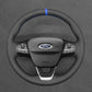 Griffowl Steering Wheel Cover for Bespoke Hatchback Ford Fiesta Mk8 Focus Mk4 Puma Transit Mk8 Courier Custom Tourneo Courier Custom Tourneo Courier Bronco Sport Escape Kuga III Puma Custom Maverick 2012-2024. Compact, hand-sewn DIY wrap for quick interior mods and grip upgrade.