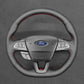 Griffowl Steering Wheel Cover for Bespoke Ford Focus Mk3 ST-Line Focus Mk3 Escape Kuga ST RS 2015-2018. Hand-sewn DIY kit blends grip, function, and style inside.