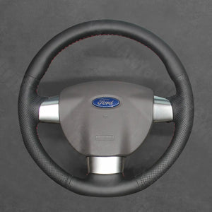 Griffowl Steering Wheel Cover for Bespoke Hatchback Ford Focus ST Focus RS Mk2 2005-2011. Elevate your interior with Griffowl's wrap and stitch kit.