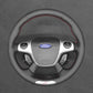 Griffowl Steering Wheel Cover for Bespoke Hatchback Ford Focus ST Mk3 2012-2014. For refined interior upgrades using our wrap and stitch kit.