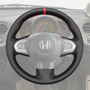 Griffowl Steering Wheel Cover for Bespoke Hatchback Honda Brio 2011-2024. Perfect grip with our steering wheel wrap and custom interior touch.